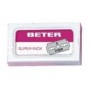 Hojas de afeitado BETER inoxidable, caja 5 uds