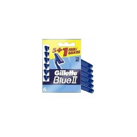 Máquina de afeitar GILLETTE BLUE II,  5+1 uds