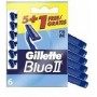Máquina de afeitar GILLETTE BLUE II,  5+1 uds