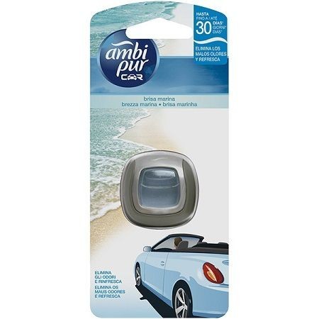 AMBIPUR CAR, ambientador brisa marina desechable 1 ud