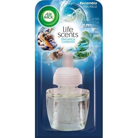 AIR WICK eléctrico recambio Oasis turquesa