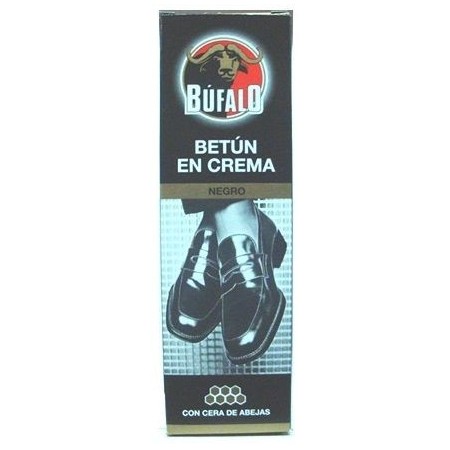 Betún en crema BUFALO negro, tubo 50 ml