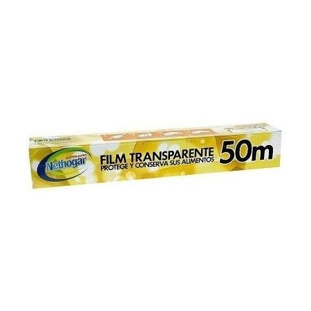 Plástico film transparente NETHOGAR, 50 m.
