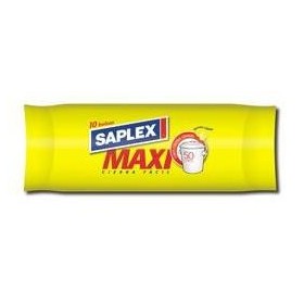 Bolsa basura SAPLEX, max  70x75 50L 10 uds