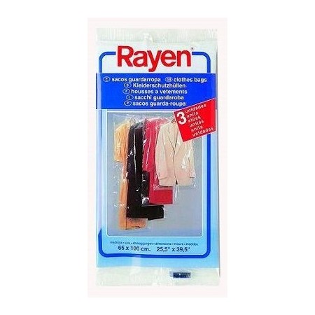 Funda guardarropa RAYEN 65x150cm 3 uds