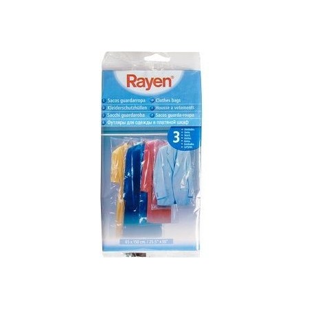 Funda guardarropa RAYEN 65x125cm 3 uds