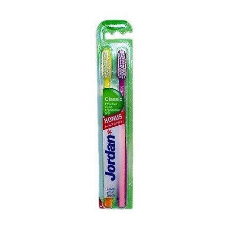 Cepillo dental JORDAN, classic  suave 2 uds