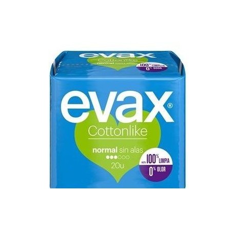 Compresa EVAX  normal sin alas 20 uds