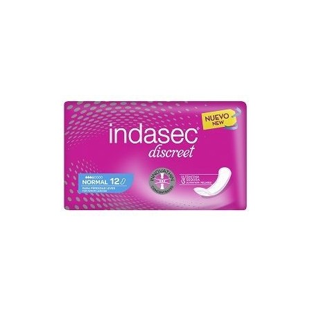 INDASEC compresas pequeña normal 12 uds