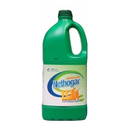 Lejía NETHOGAR, baño verde 2 L.