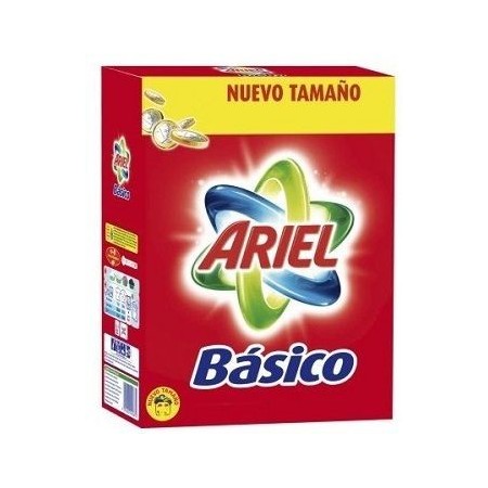 Detergente ARIEL, maleta básico 60 lav.