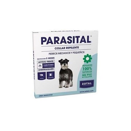 Collar perros ZOTAL  anti parasitario, perros medianos-pequeños