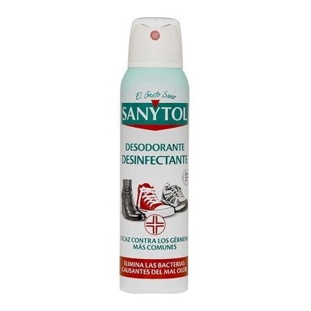 Desodorante desinfectante calzado  SANYTOL spray 150 ml