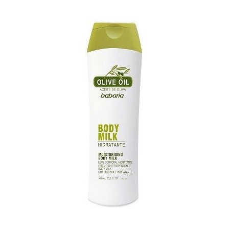 ACEITE DE OLIVA leche corporal hidratante 400 ml.