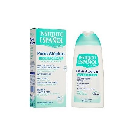 Leche corporal INSTITUTO ESPAÑOL pieles atópicas 300 ml.