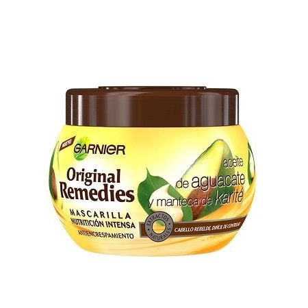 ORIGINAL REMEDIES mascarilla aguacate y karite 300 ml.