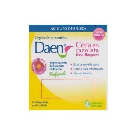 Depilatorio DAEN cazoleta rosa mosqueta 90 ml.