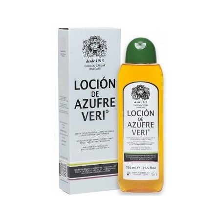 AZUFRE VERI locion anti-caída 750 ml.