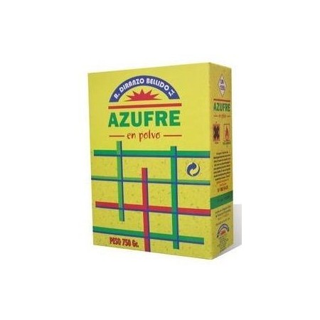 Azufre DIRANZO, polvo 750 gr