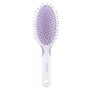 Cepillo ovalado neumático, púas nylon 17,5 cm.