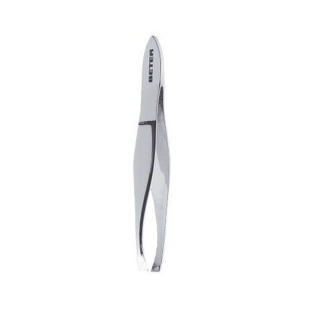 PINZA depilar punta recta cromada 7,2 cm