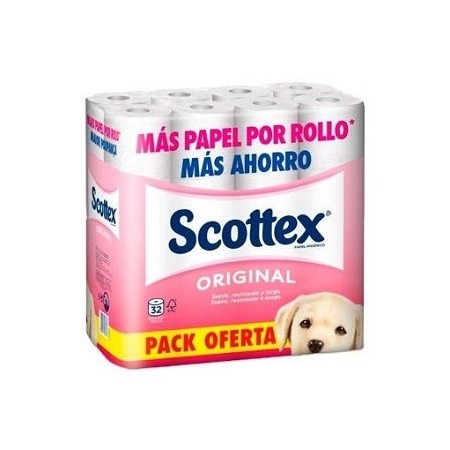 Papel higiénico SCOTTEX 32 rollos