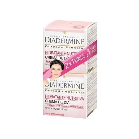 Crema día DIADERMINE hidratante nutritiva piel sensible 2x1
