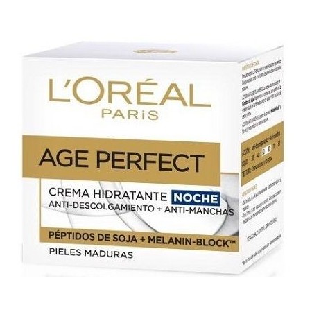 Crema LOREAL AGE PERFECT noche 50 ml.