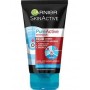 Gel limpiador GARNIER PURE ACTIVE exfoliante 3 en 1 150 ml.