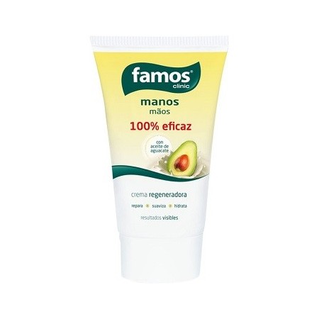 Crema de manos FAMOS regeneradora aceite de aguacate 100 ml