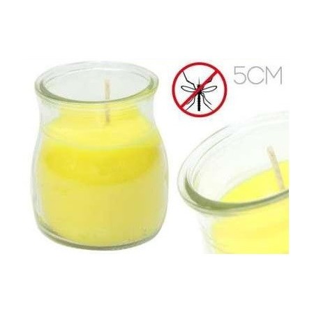 Vela citronela vaso yogur