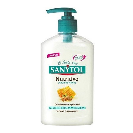 Jabón de manos SANYTOL nutritiva 250 ml