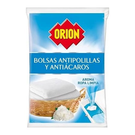 Antipolillas ORION bolsas ropa limpia, 20 uds