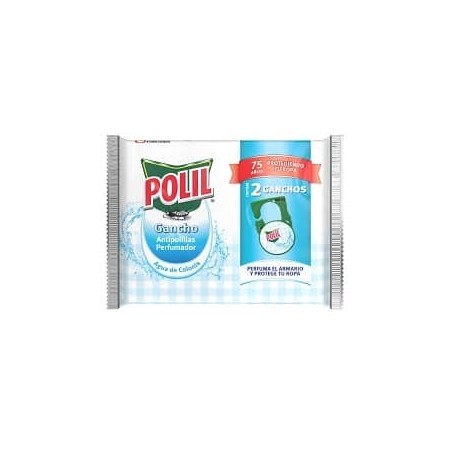 Antipolillas gancho POLIL colonia 2 uds