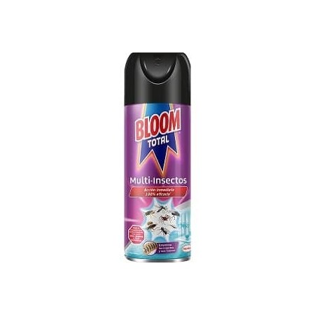 Insecticida BLOOM spray multi insectos 400ml (mosca-avispas-cucas)