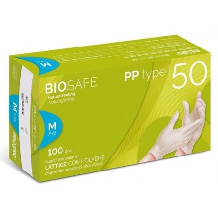 GLOBELY BIOSAFE type 65 guantes látex sin polvo de examen 1000 uds.