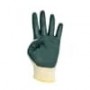 CUATROGASA Guantes de soporte nitrilo verde