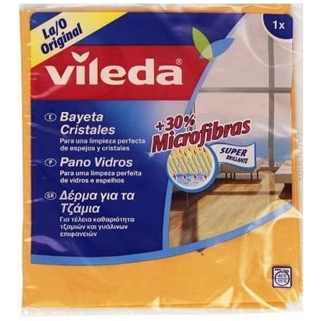Bayeta VILEDA cristales 36x40 (+30% microfibras)