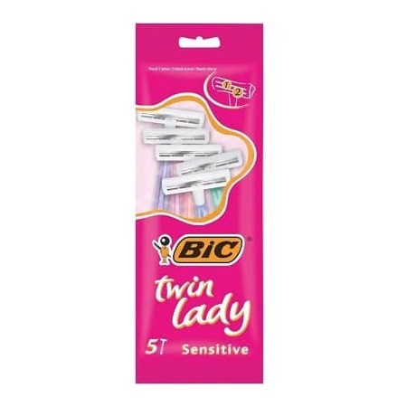 Maquinilla de afeitar BIC TWIN LADY 5 uds