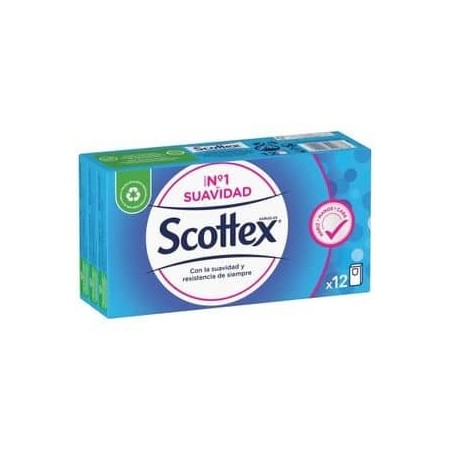SCOTTEX pañuelos bolsillo 12 uds