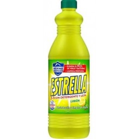 Lejía Estrella limón con detergente, 1430ml