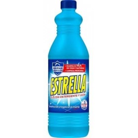 Lejía Estrella azul con detergente, 1430ml