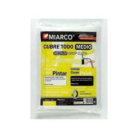 Plástico cubretodo 4x5m medio 19 micras