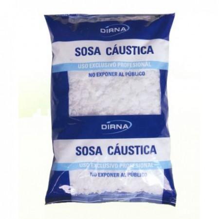 Sosa Cáustica en perlas, bolsa 1kg