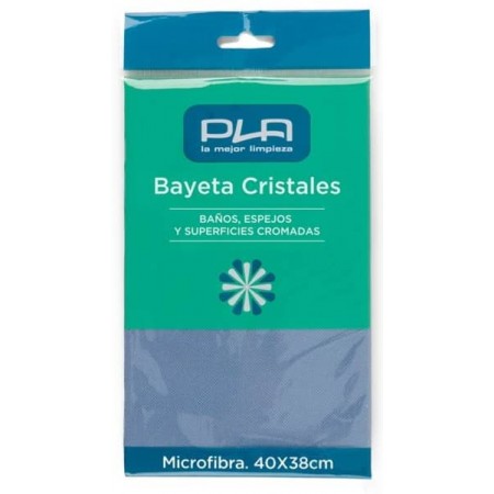 Bayeta PLA cristales azul microfibra (40x38)