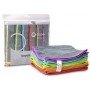 Bayeta CISNE microfibras gris 6 uds