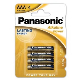 PILA PANASONIC AAA LR3 PLUS 4 (ALCALINA)